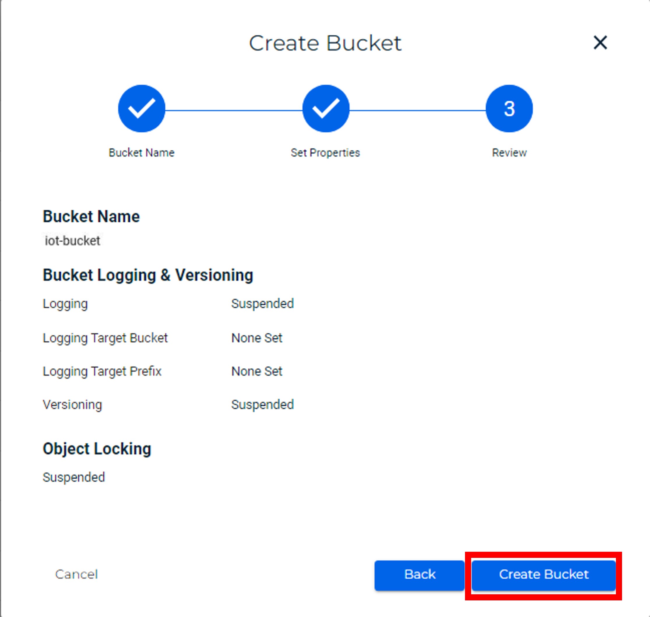 Wasabi設定 - 設定内容確認