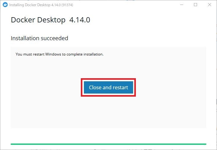MicroService作成準備 - Dockerインストール3