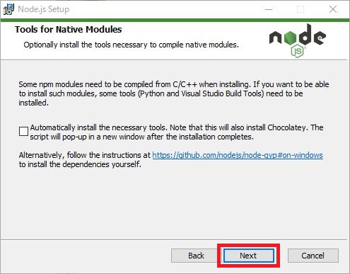 MicroService作成準備 - Node.jsインストール6