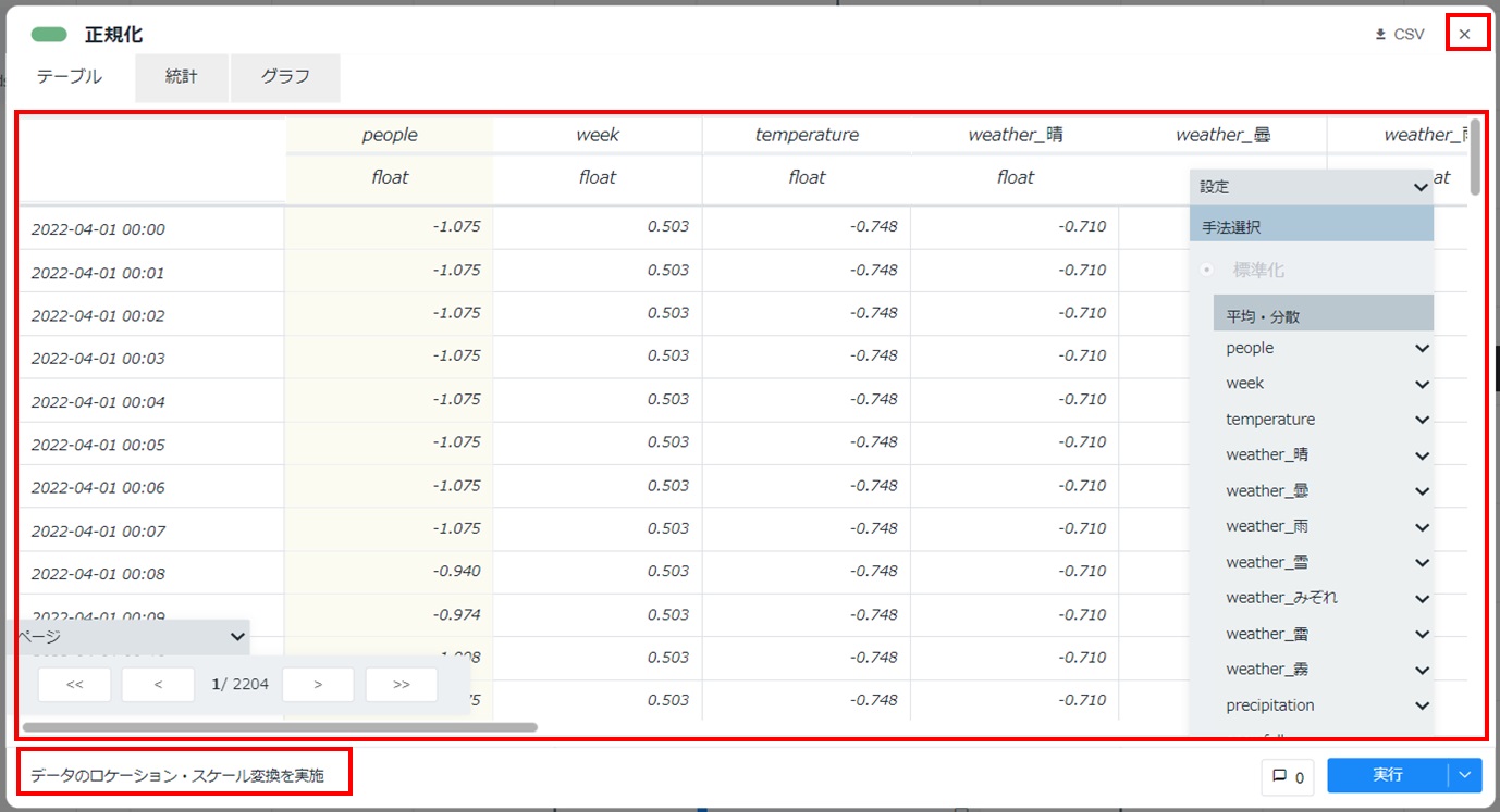 Node-AI環境構築-学習データ正規化実行後
