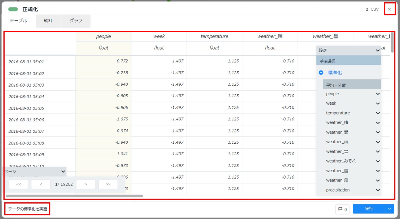 Node-AI環境構築-学習データ正規化実行後